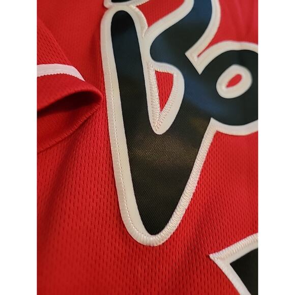 Bad Boy Biggie Smalls Baseball Jersey #10 BIG Hip Hop Rap Men's Size 6XL Red - Picture 5 of 8